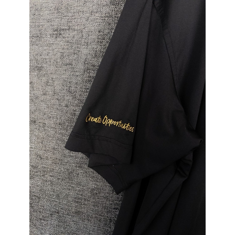 Peter Millar‎ Summer Comfort Polo Shirt Mens XL Black Logo Golf Performance - Picture 3 of 9